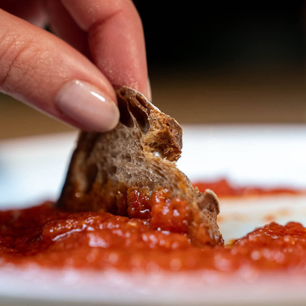 scarpetta con pane nel pomodoro ad Ammodino a Firenze Belfiore